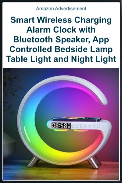 Smart Wireless Charging Alarm Clock