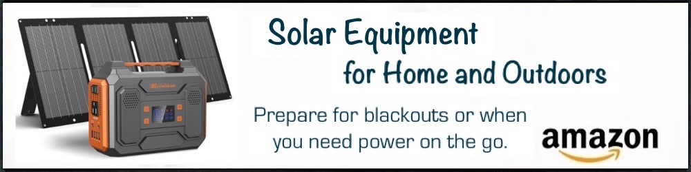 Solar equipment on Amazon