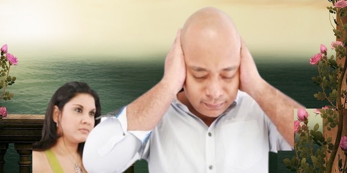 Man aggrivated by tinnitus