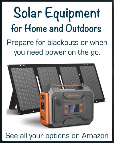 Solar equipment on Amazon