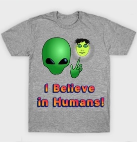 I believe in humans Tee Shirt