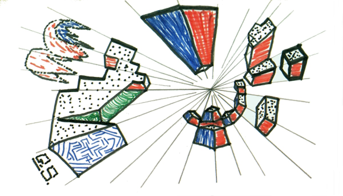 A doodle can indicate order and structure.