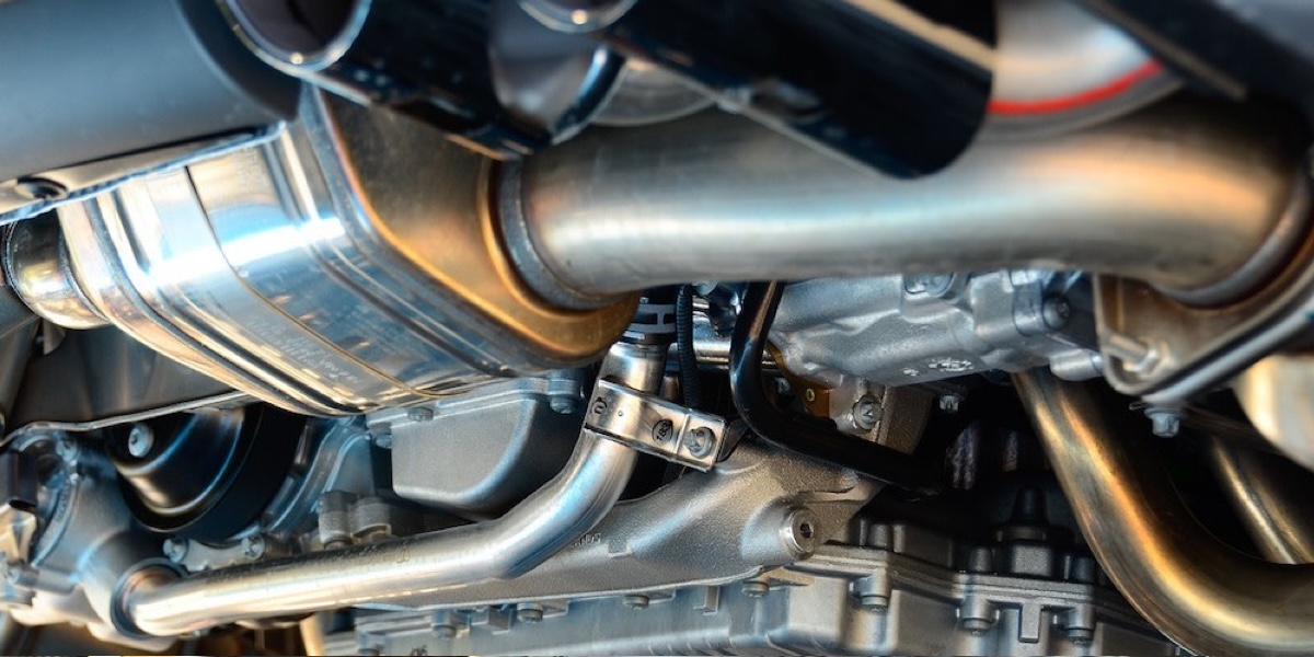 Underside of automobile