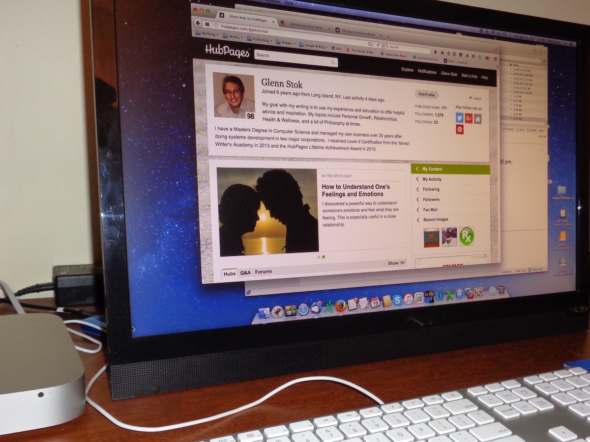 Close up of HDTV for computer monitor.