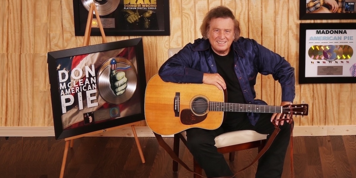 Don McLean with awards