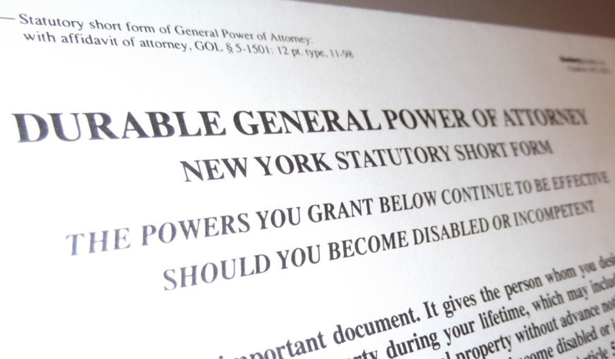 Power of Attorney Example