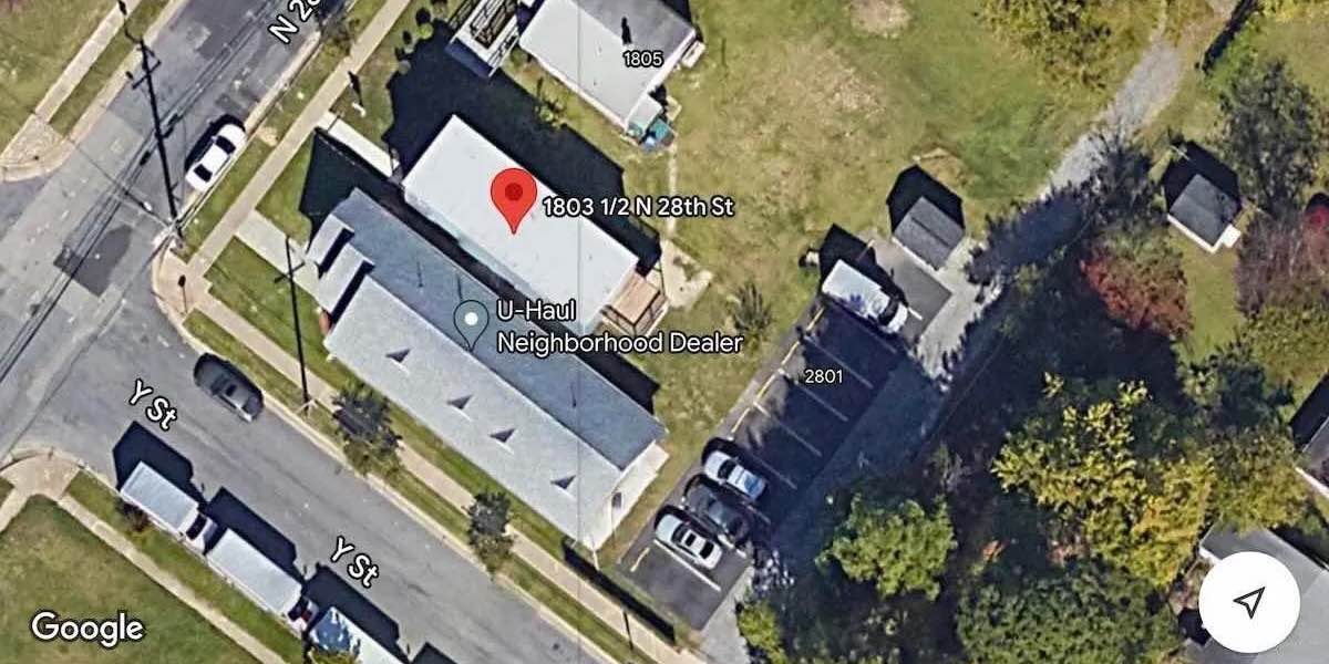 Google map of neighborhood showing U-Haul company