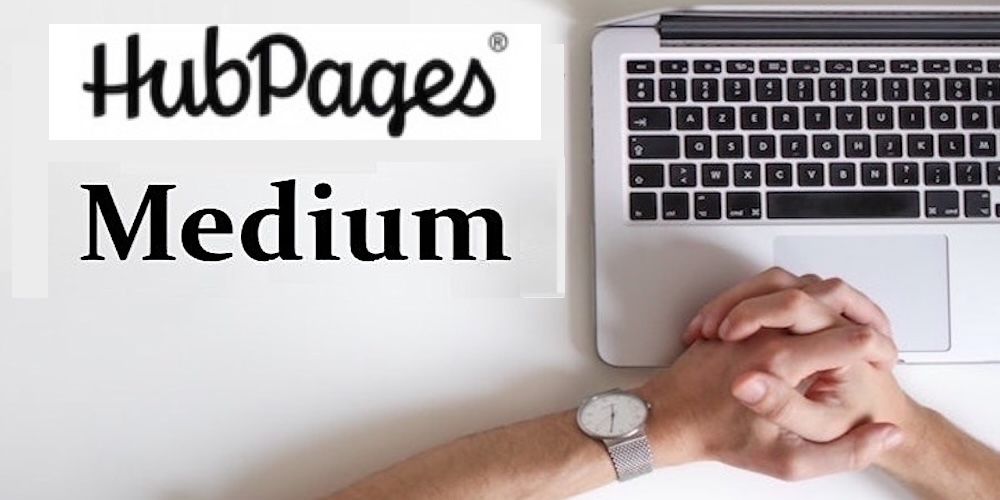 HubPages and Medium Logos