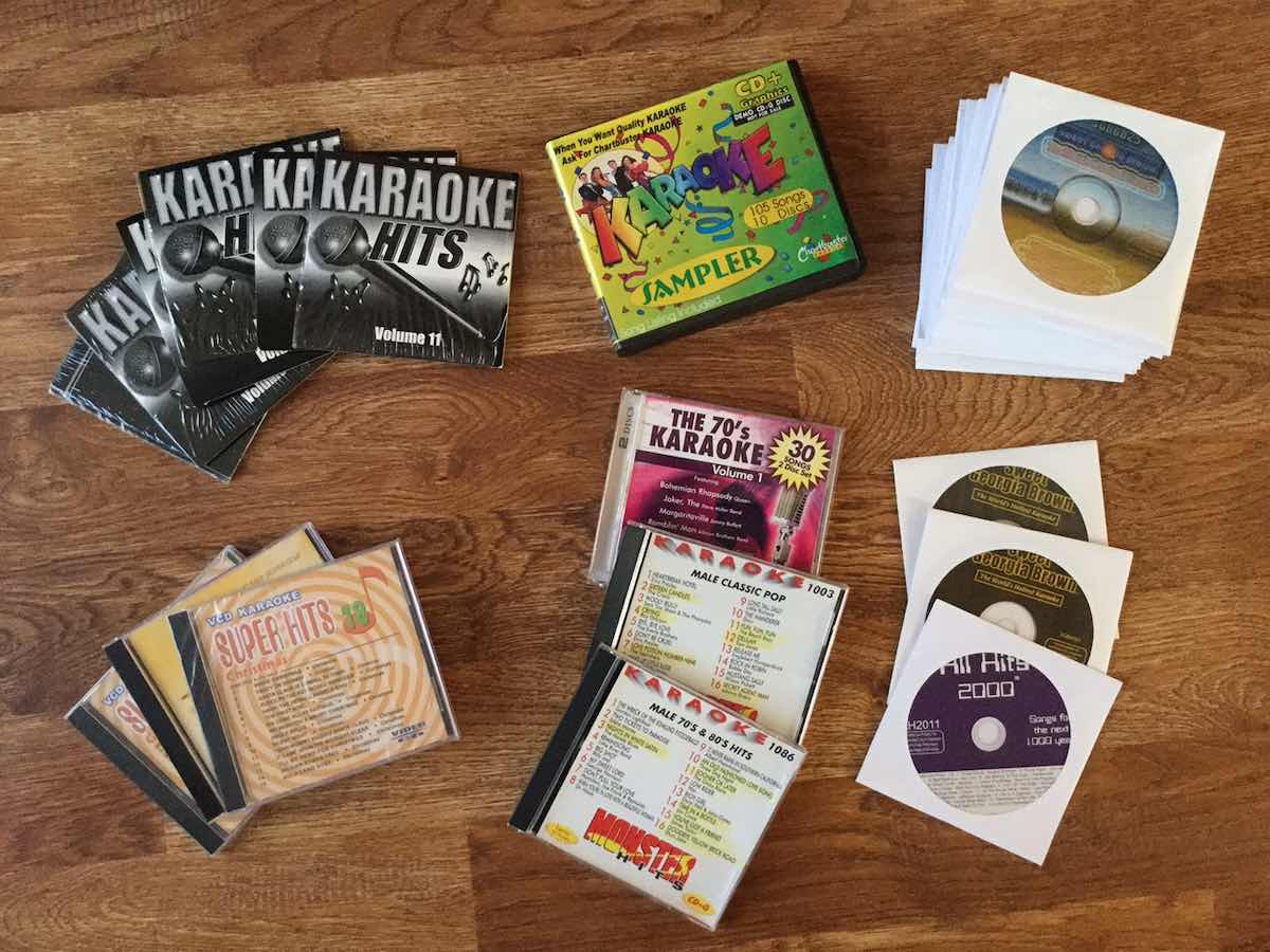 My karaoke CDs