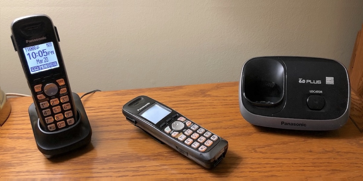 Panasonic base and two handsets