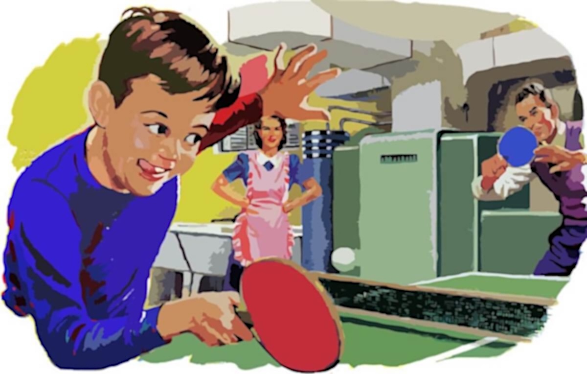 Plating ping-pong with family