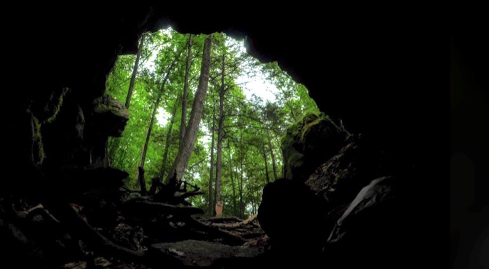 Returning to the entrance of Tory's Cave