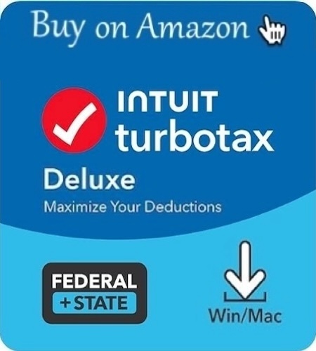 Buy TurboTax Deluxe Federal and State on Amazon